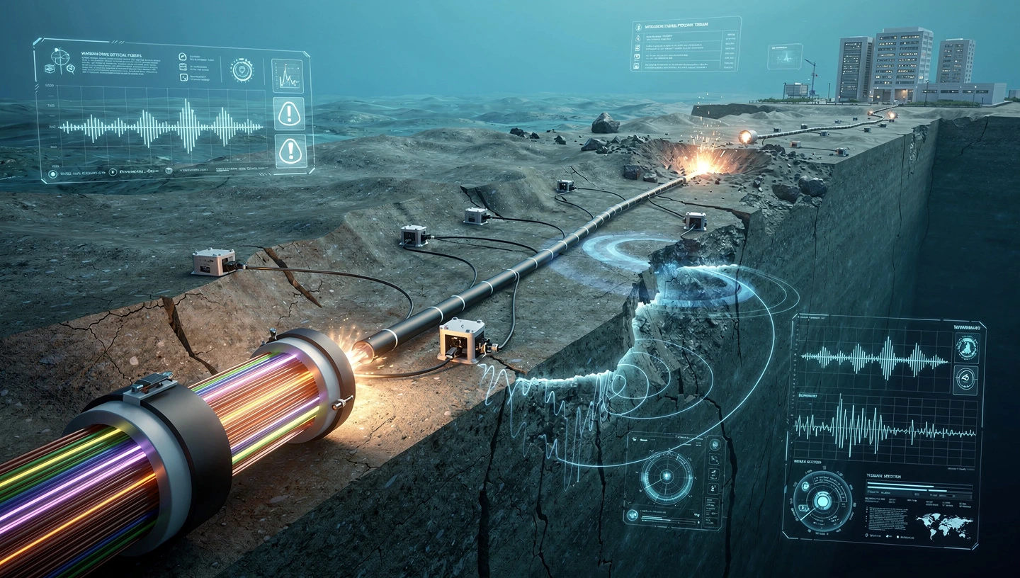 fibra óptica para detectar sismos y tsunamis